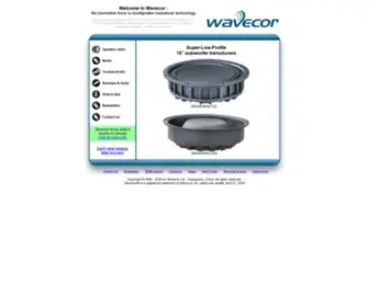 Wavecor.com(Wavecor) Screenshot