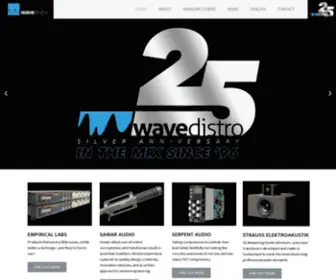 Wavedistro.com(Pro Audio Distribution) Screenshot