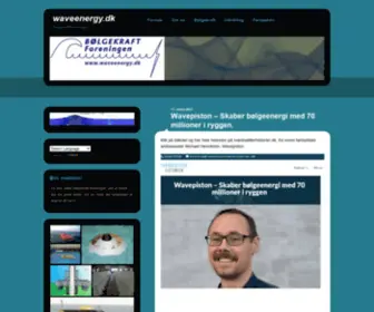 Waveenergy.dk(Bølgekraftforeningen) Screenshot