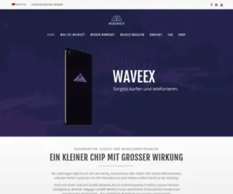 Waveex.com(Dauerhafter Schutz vor Handystrahlung) Screenshot
