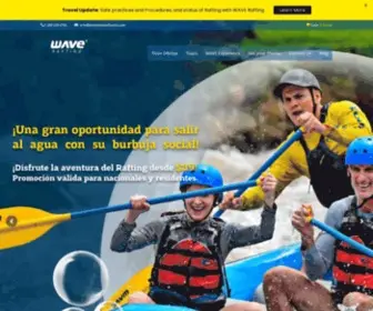 Waveexpeditions.com(WAVE Rafting in Costa Rica with the rafting experts) Screenshot
