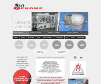 Wavegenome.com(WAVE GENOME) Screenshot