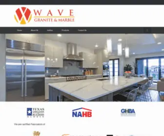 Wavegranite.com(Wave Granite & Marble) Screenshot
