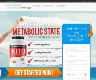 Wavehealthketo.com(Wave Health Keto) Screenshot