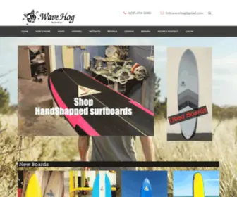 Wavehogsurfshop.com(Surfing Super Store new and used equipment tons in stock) Screenshot