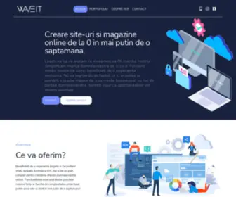 Waveit.ro(WaveIT Creare Site) Screenshot