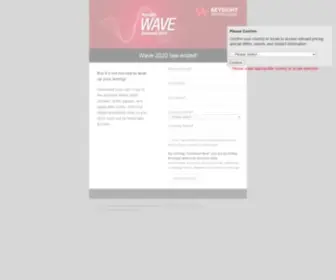 Wavekeysight.com(Default web site page) Screenshot