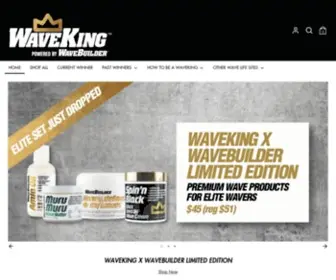 Wavekingclub.com(WaveKing x Wavebuilder is the #1 source of products for elite wavers) Screenshot