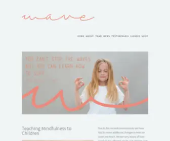 Wavemindful.com(WAVE) Screenshot