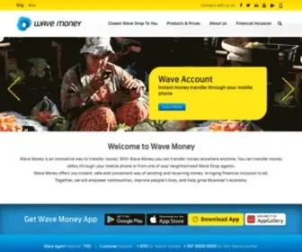 Wavemoney.com.mm(Wave Money) Screenshot