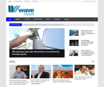 Wavenews.com.br(Wave News) Screenshot