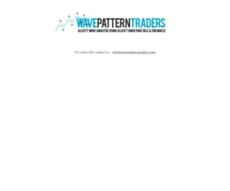 Wavepatterntraders.com(Specialists in the use of Elliott Wave analysis using fractals & Fibonacci) Screenshot