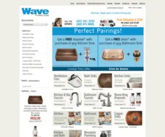 Waveplumbing.com(Wave Plumbing Supply) Screenshot