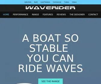 Waveriderboats.com.au(Waverider Boats) Screenshot