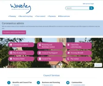 Waverley.gov.uk(Main) Screenshot