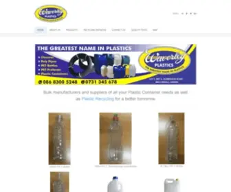 Waverleyplastics.com(The Greatest Name in Plastics) Screenshot