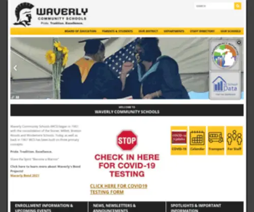 Waverlycommunityschools.net(Waverly community schools home) Screenshot