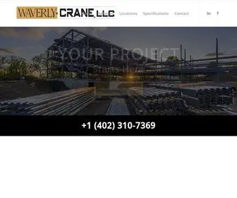 Waverlycrane.com(Waverly Crane) Screenshot