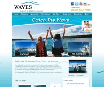 Wavesboatclub.com(Sarasota Boat Club) Screenshot