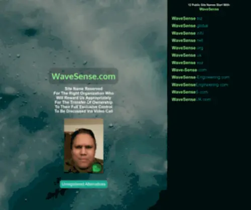 Wavesense.com(The description should optimally be between 150) Screenshot