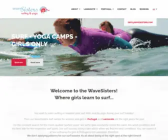 Wavesisters.com(Surf & Yoga Camp) Screenshot