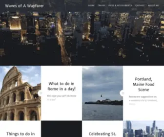 Wavesofawayfarer.com(Waves of A Wayfarer) Screenshot