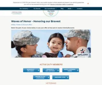 Wavesofhonor.com(Military Offers and Discounts) Screenshot