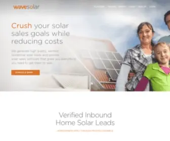 Wavesolar.com(SolarReviews Installer Registration) Screenshot