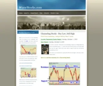 Wavestocks.com(Channeling Stocks) Screenshot