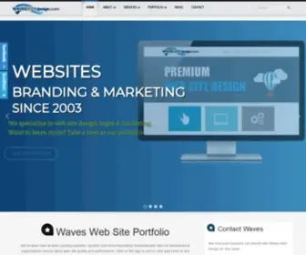 Waveswebdesign.com(Waves Web Design) Screenshot