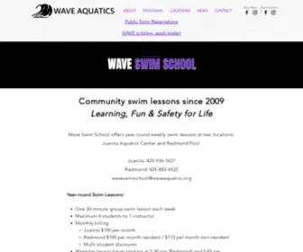 Waveswimschool.com(Waveswimschool) Screenshot