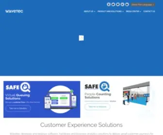 Wavetec.com(Queue Management & Customer Experience Solutions) Screenshot