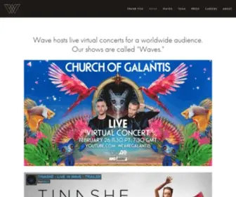 Wavexr.com(Wave’s mission) Screenshot