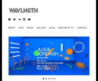 Wavlngth.com(Home Page) Screenshot