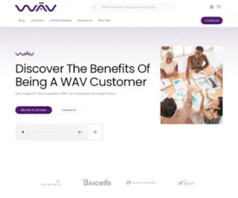 Wavonline.com(WAV Inc) Screenshot