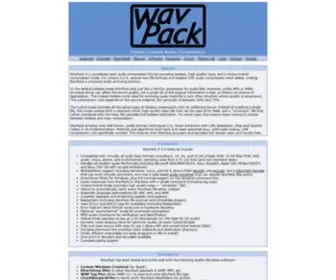 WavPack.com(WavPack Audio Compression) Screenshot