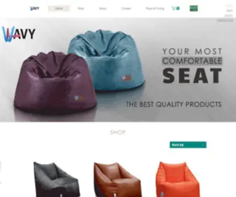 Wavy-Store.com(Quality bean bag chairs Saudi Arabia) Screenshot