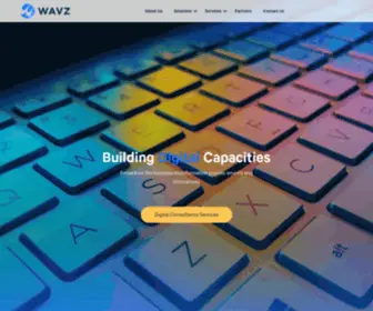Wavz.com.eg(WAVZ Digital Transformation Home) Screenshot