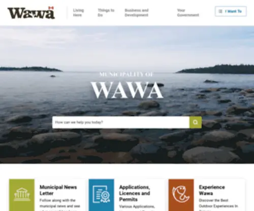 Wawa.cc(Municipality of Wawa) Screenshot