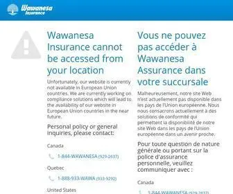Wawanesa.com(Wawanesa Insurance) Screenshot