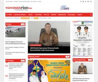 Wawasanriau.com(Portal Berita Bumi Melayu) Screenshot