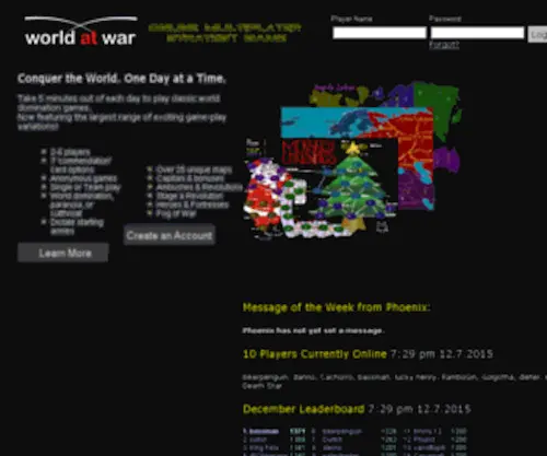 Wawgame.com(World at War) Screenshot