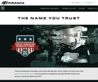 Wawhitney.com(Piranha Metal Fabrication Equipment by MegaFab) Screenshot