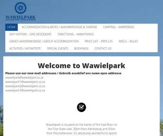 Wawielpark.co.za(Wawielpark Holiday Resort) Screenshot