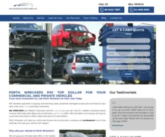Wawreckers.com.au(Marketplace for Used Car Parts & Cash for Cars) Screenshot