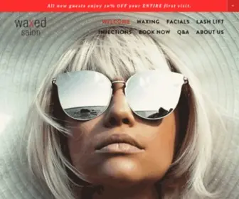 Waxedsalon.com(WAXED SALON) Screenshot