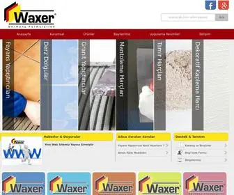 Waxer.com.tr(Waxer Yap) Screenshot