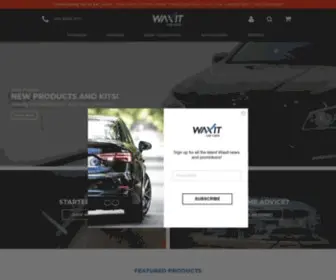 Waxit.com.au(Car Care Products) Screenshot