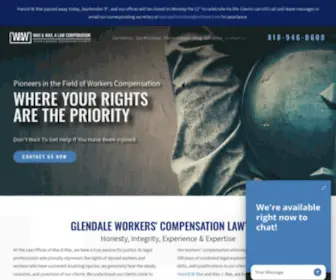 Waxlawfirm.com(Workers' Comp Certified Specialists) Screenshot