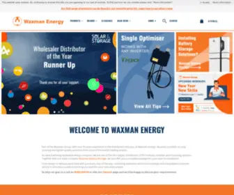 Waxmanenergy.co.uk(Waxman Energy) Screenshot